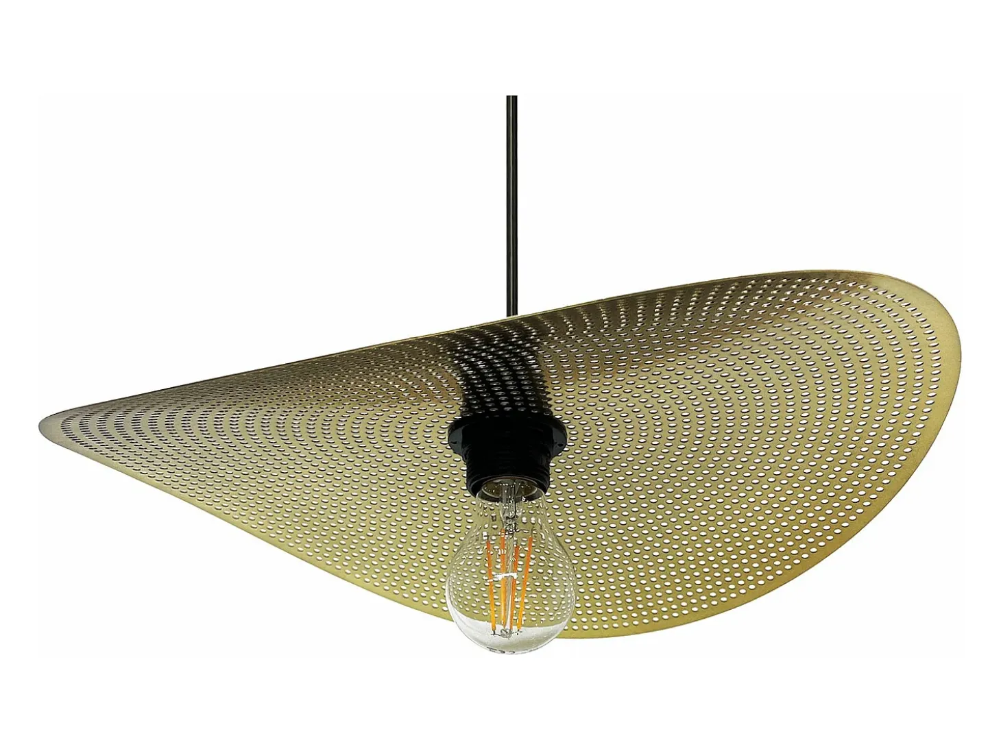 Lámpara Toolight App1470-1Cp Black Brush Gold