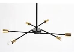 Lámpara Toolight App1116-6Cp Black