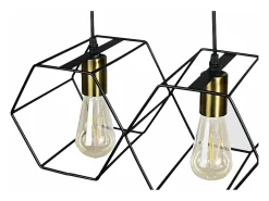 Lámpara Toolight App1133-5Cp Black Gold