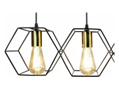Lámpara Toolight App1133-5Cp Black Gold