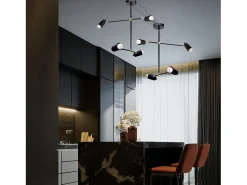 Lámpara Toolight App1708-4Cp Black Gold