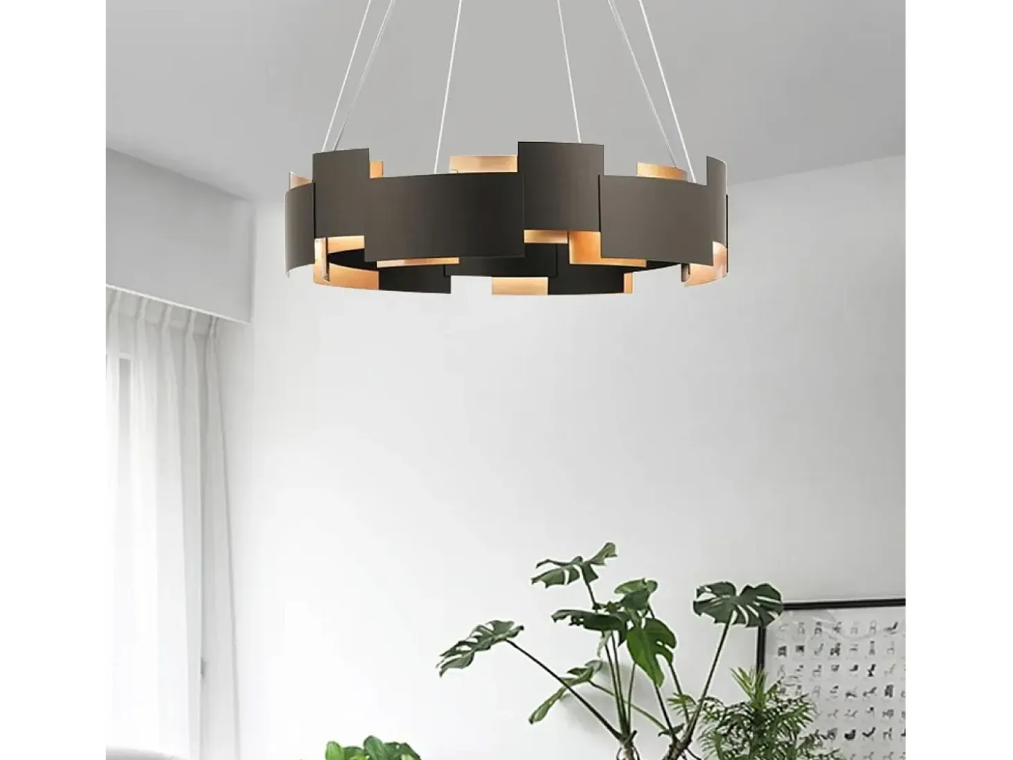 Lámpara Toolight App1561-6Cp Black