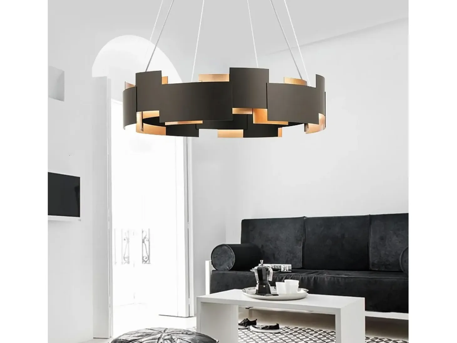 Lámpara Toolight App1561-6Cp Black