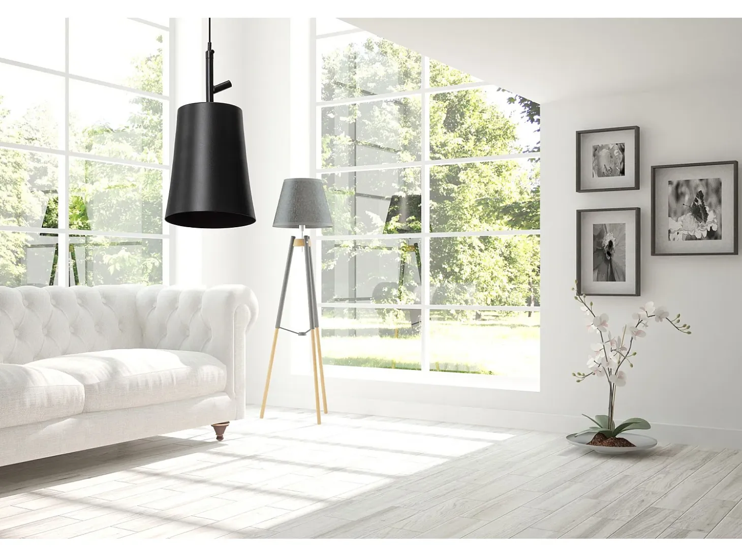 Lámpara Toolight App1034-1Cp Black