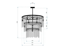Lámpara Toolight App1314-Cp Black