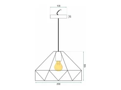 Lámpara Toolight App236-1Cp Black
