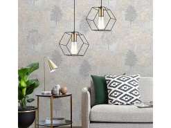 Lámpara Toolight App1131-1Cp Black Gold