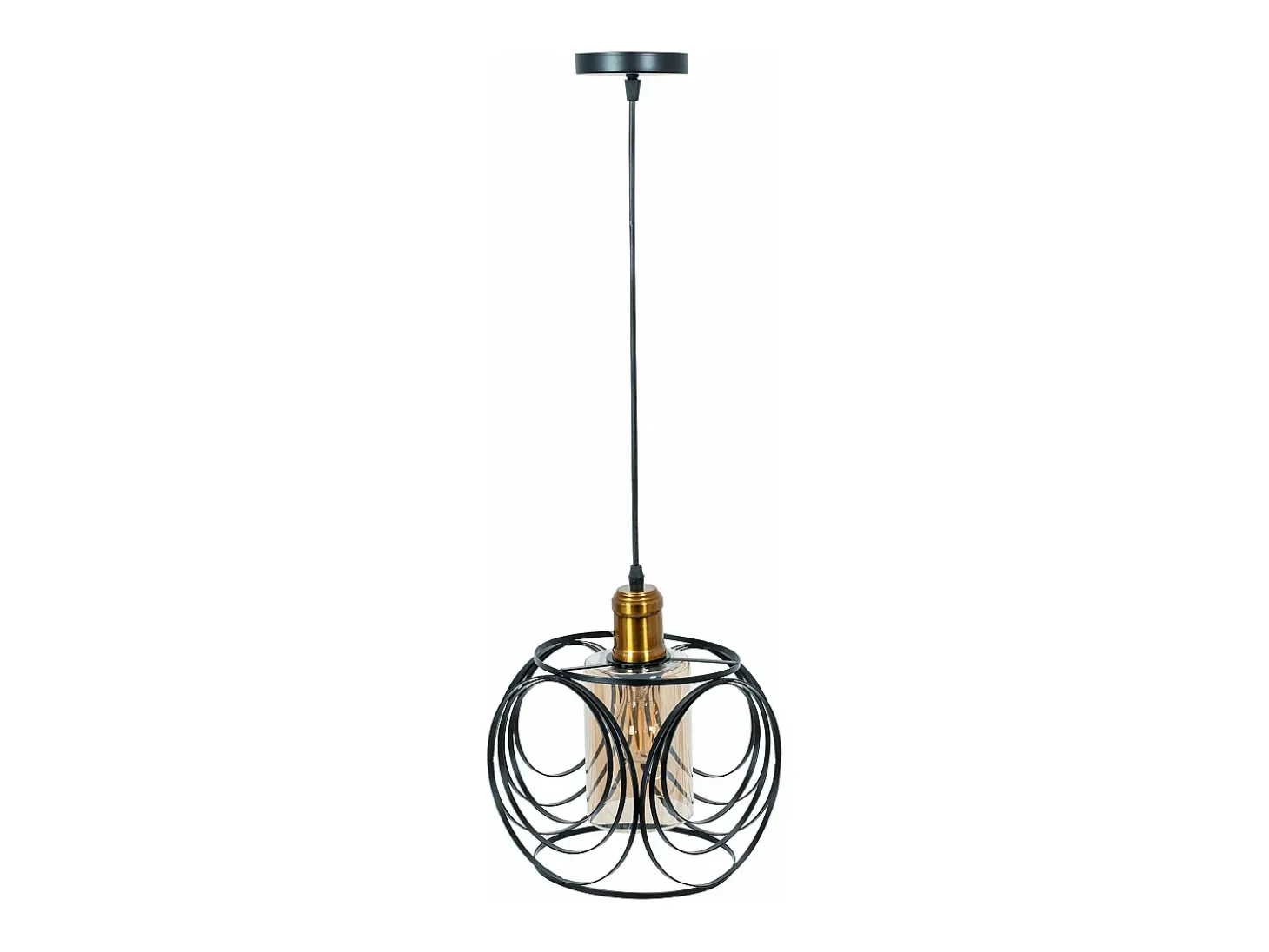 Lámpara Toolight App1127-1Cp Black Gold