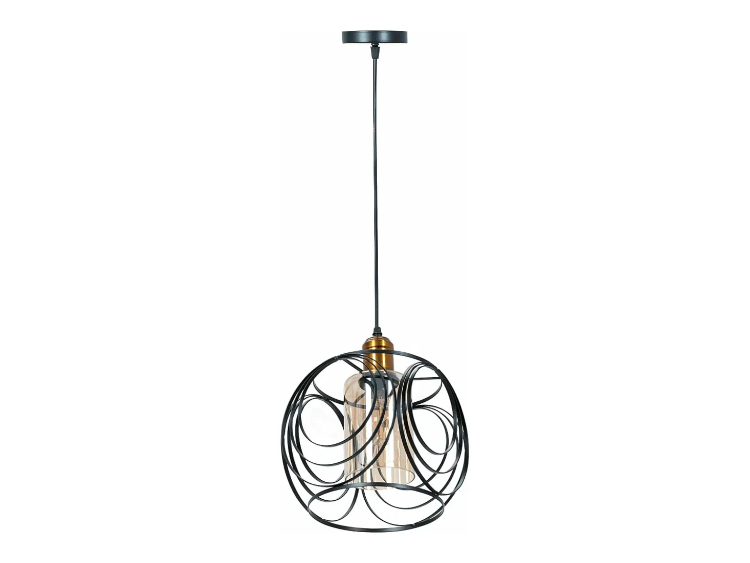 Lámpara Toolight App1127-1Cp Black Gold