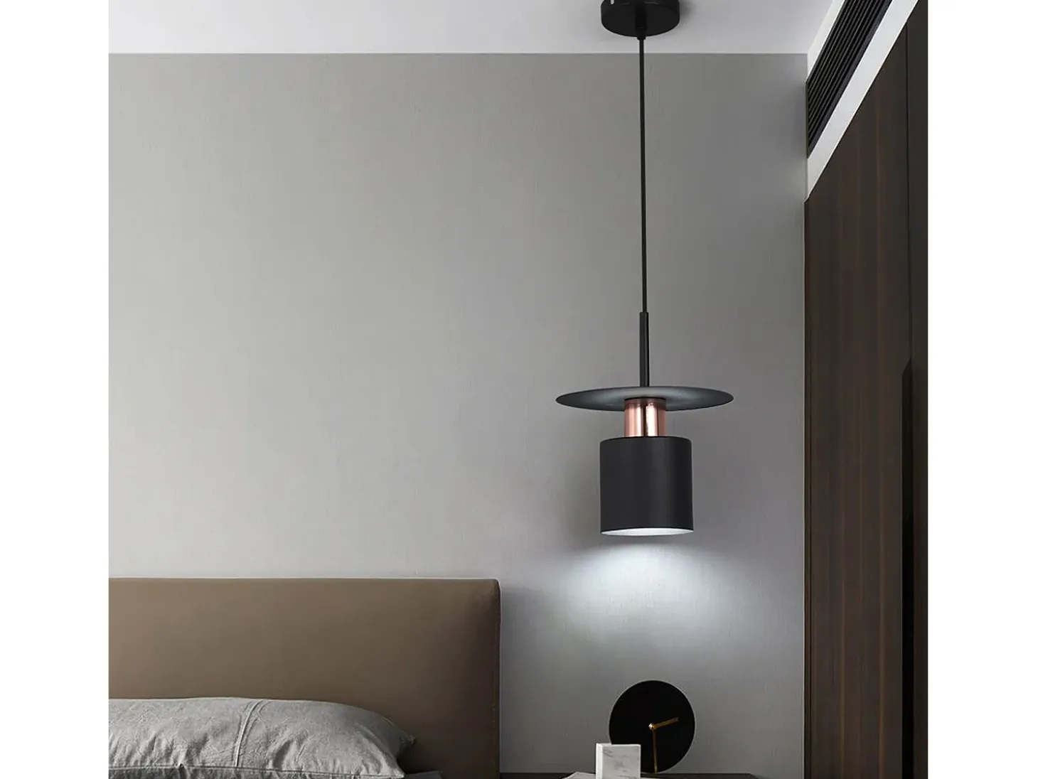 Lámpara Toolight App1145-1Cp Black Rose Gold