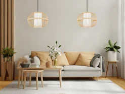 Lámpara Toolight App1631-1Cp Boho 30Cn Beige