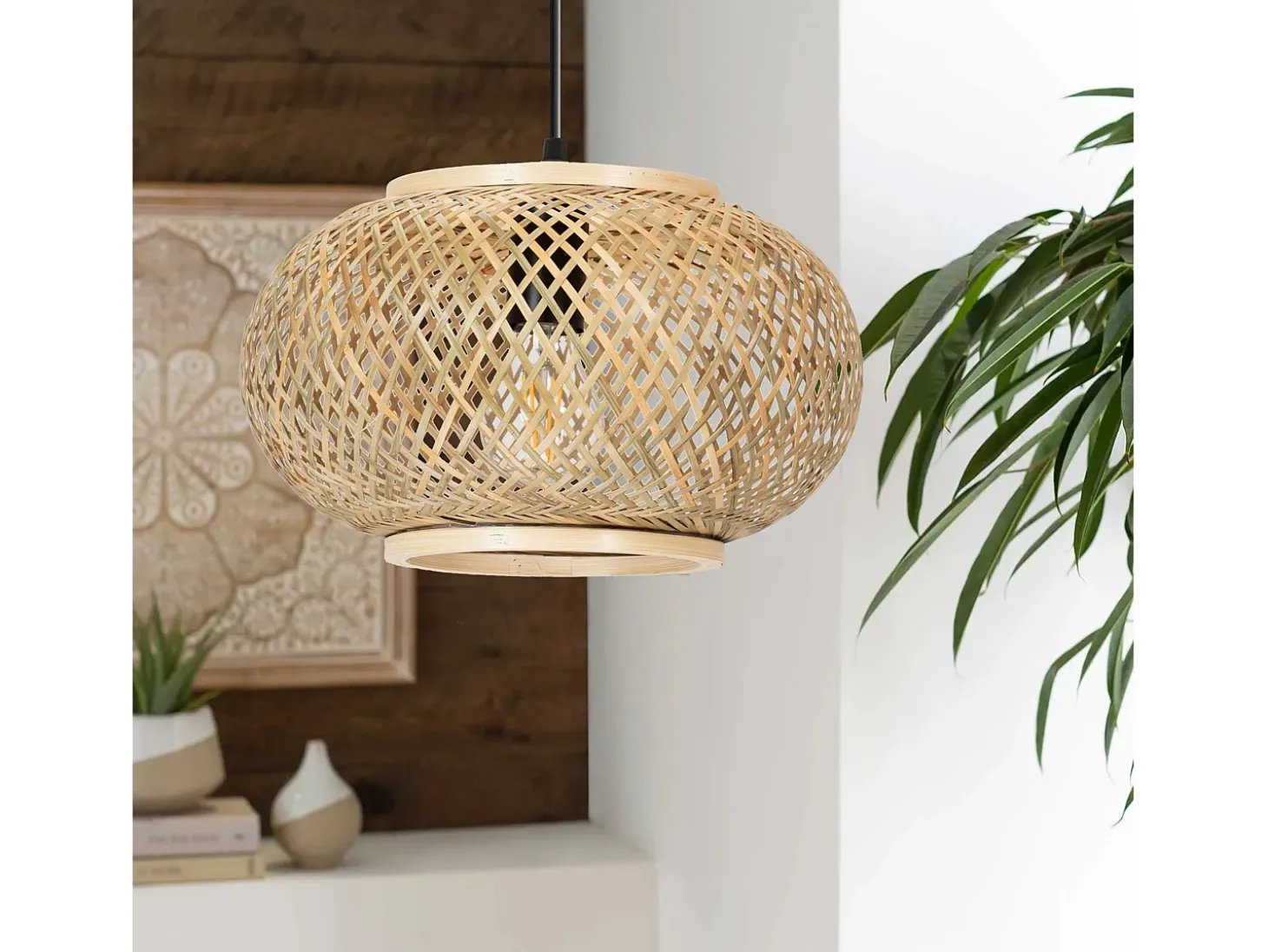 Lámpara Toolight App1247-1Cp Boho Beige
