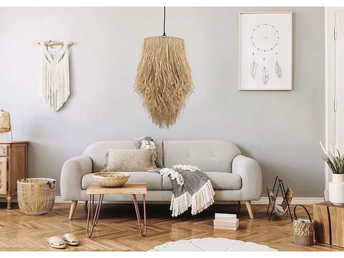 Lámpara Toolight App1322-1Cp Boho Brown