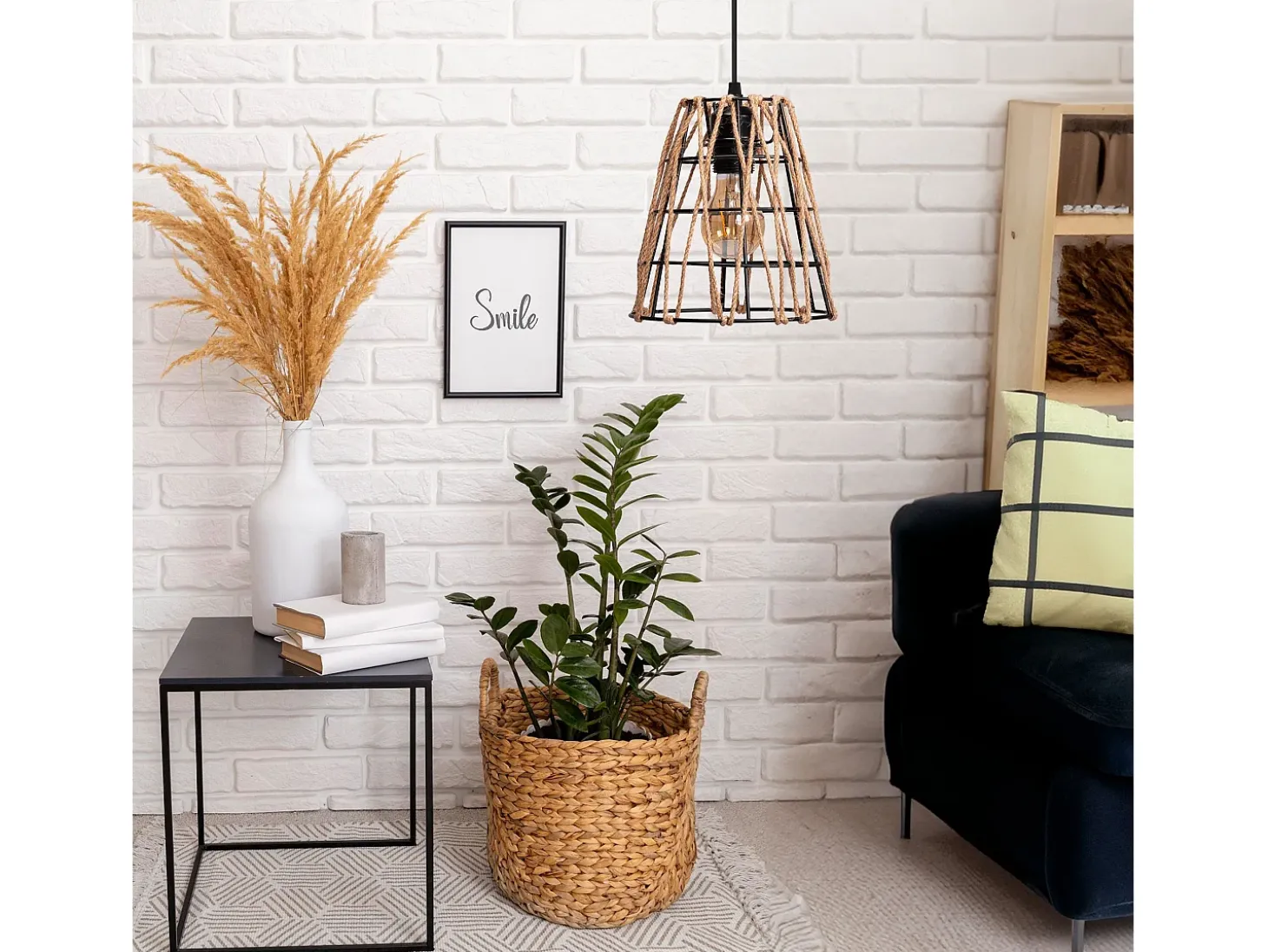 Lámpara Toolight App1318-1Cp Boho Brown
