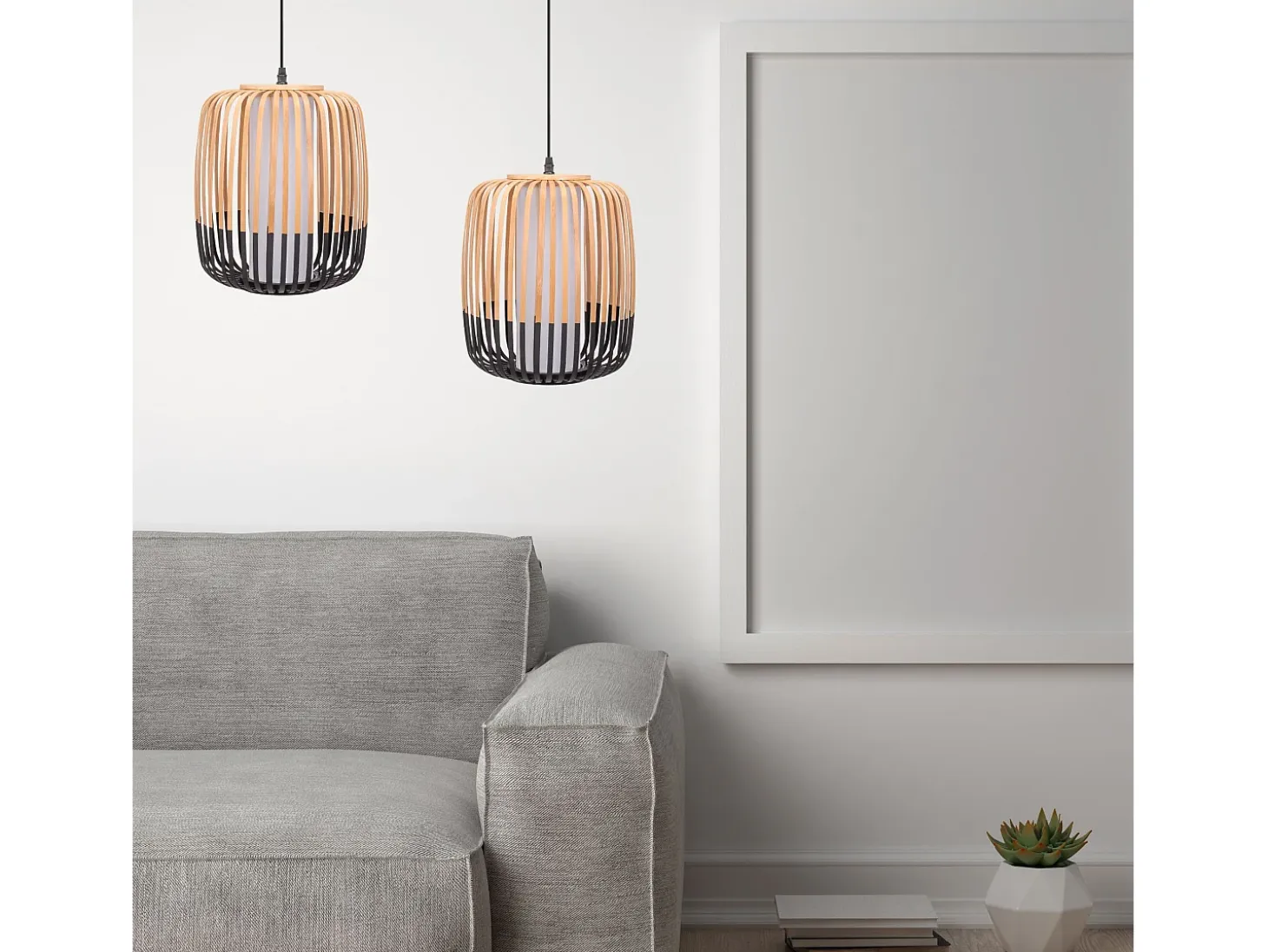 Lámpara Toolight App1274-1Cp Boho Brown