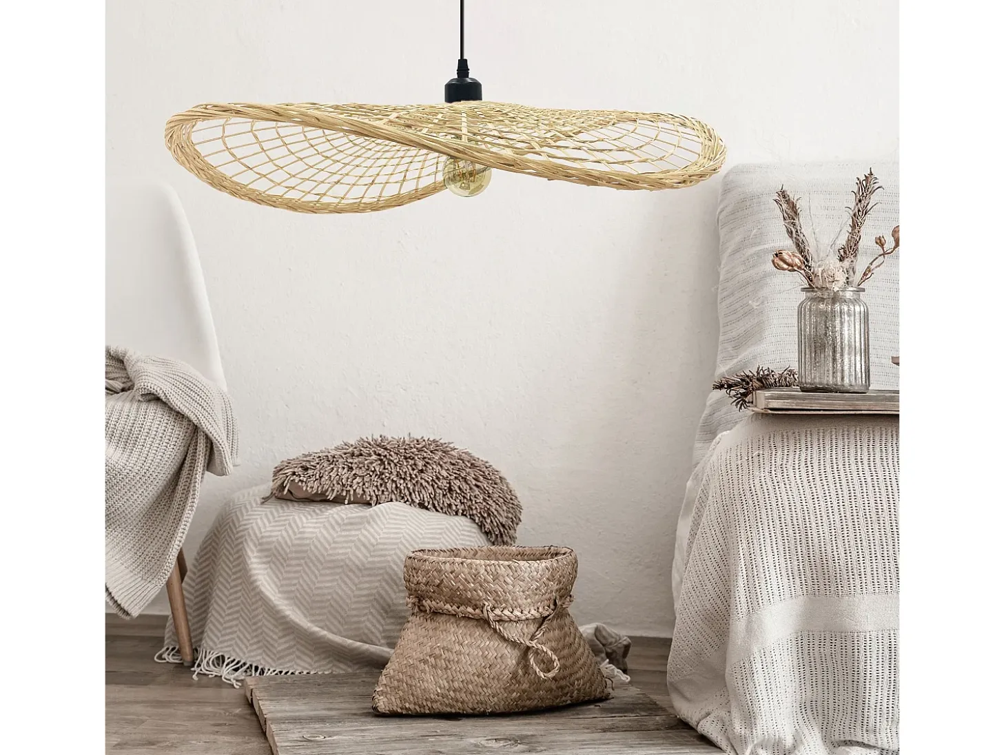 Lámpara Toolight App1541-1Cp Boho Brown
