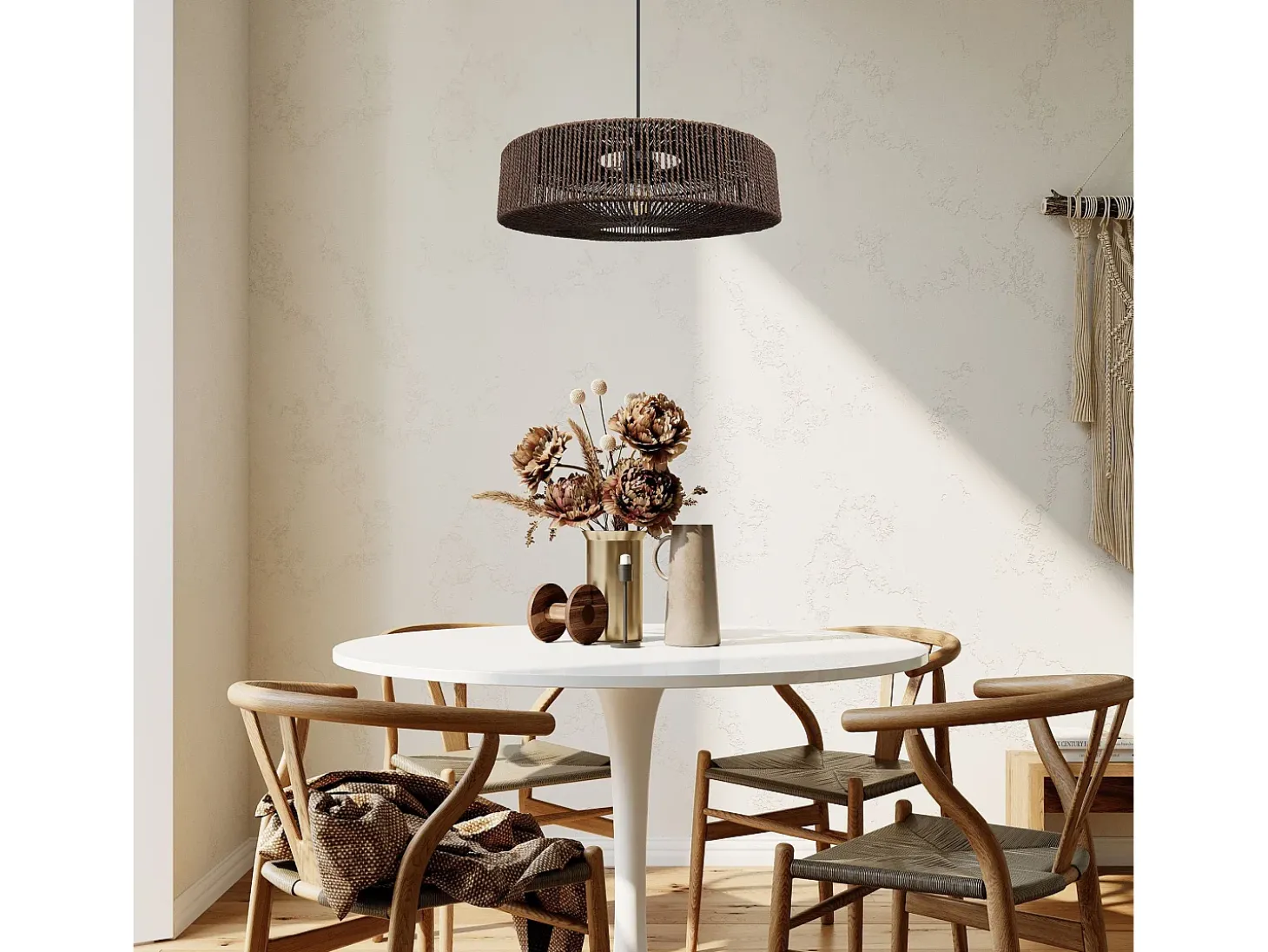 Lámpara Toolight App1295-1Cp Boho Brown