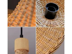 Lámpara Toolight App1642-1Cp 30Cm Beige