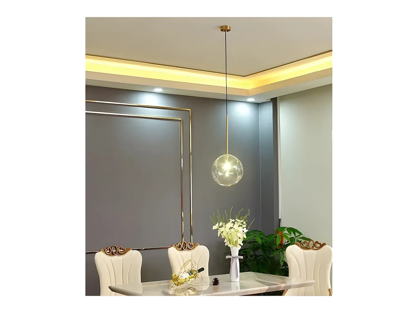 Lámpara Toolight App1683-1Cp 20Cm Gold