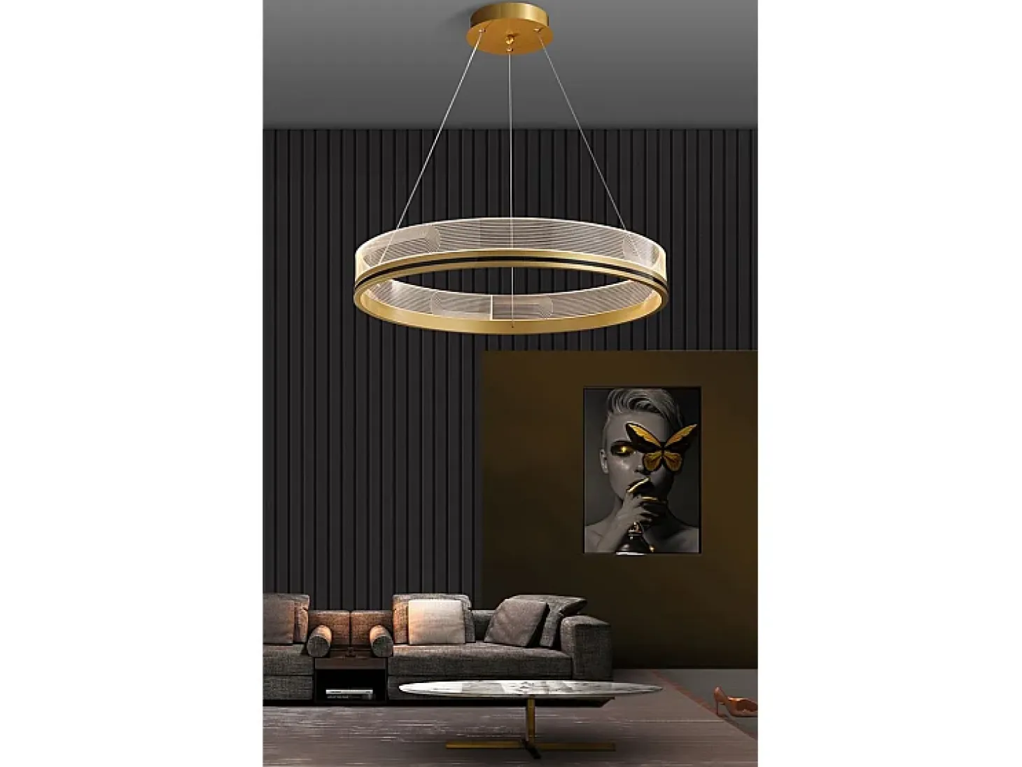 Lámpara Toolight App1190-Cp 60Cm Gold