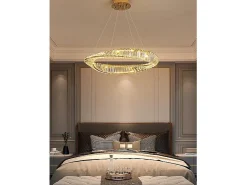 Lámpara Toolight App1202-Cp Cristal 80Cm Gold