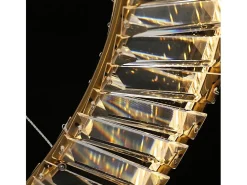Lámpara Toolight App1201-Cp Cristal 50Cm Gold