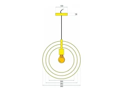 Lámpara Toolight App286-1Cp Gold