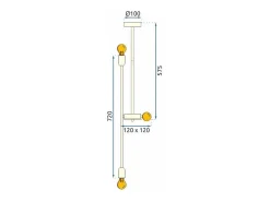 Lámpara Toolight App1115-6Cp Gold