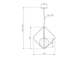 Lámpara Toolight App1017-1Cp Gold