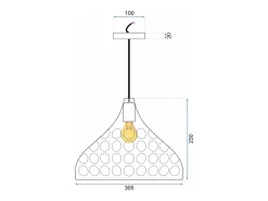Lámpara Toolight App272-1Cp Grey