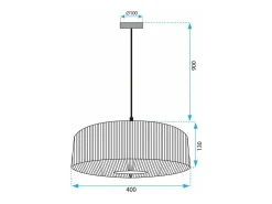Lámpara Toolight App1296-1Cp Green