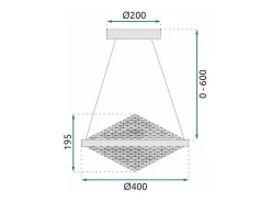 Lámpara Toolight App774-1Cp Light Grey