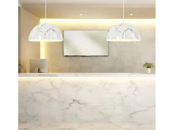 Lámpara Toolight App911-1Cp Marble 30Cm White