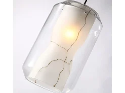 Lámpara Toolight App909-1Cp Marble 18Cm Transparent
