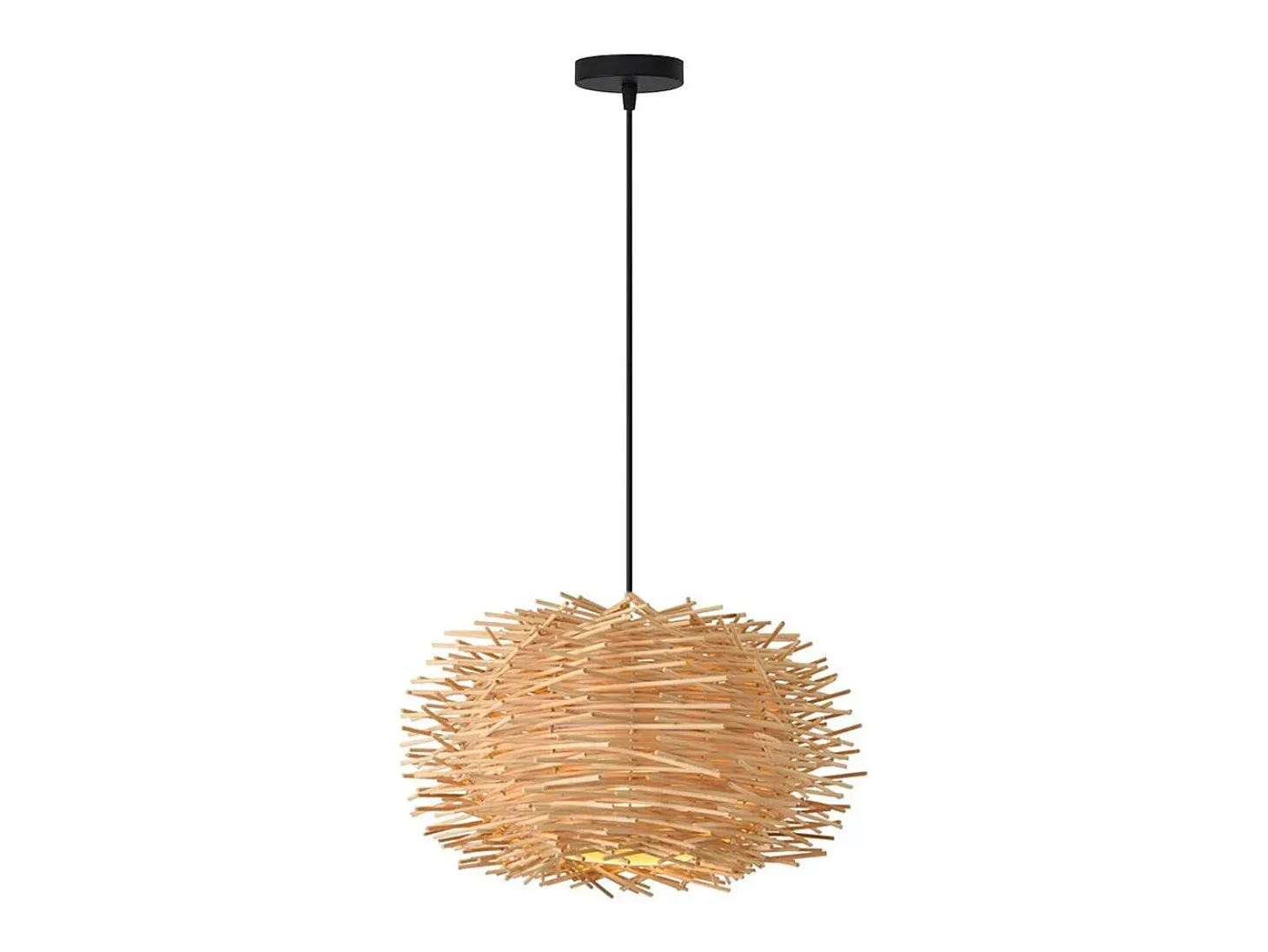 Lámpara Toolight App884-1Cp Natural Boho Brown