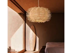 Lámpara Toolight App884-1Cp Natural Boho Brown