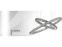 Lámpara Toolight App418-Cp Ringi Grey