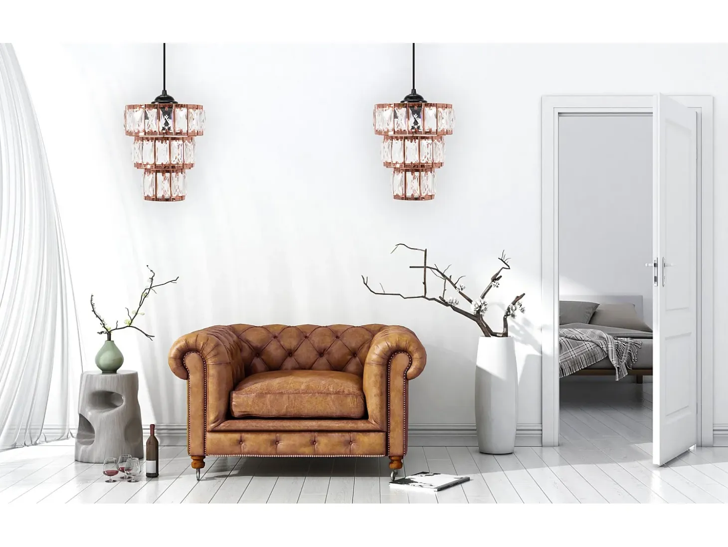 Lámpara Toolight App1104-1Cp Rose Gold