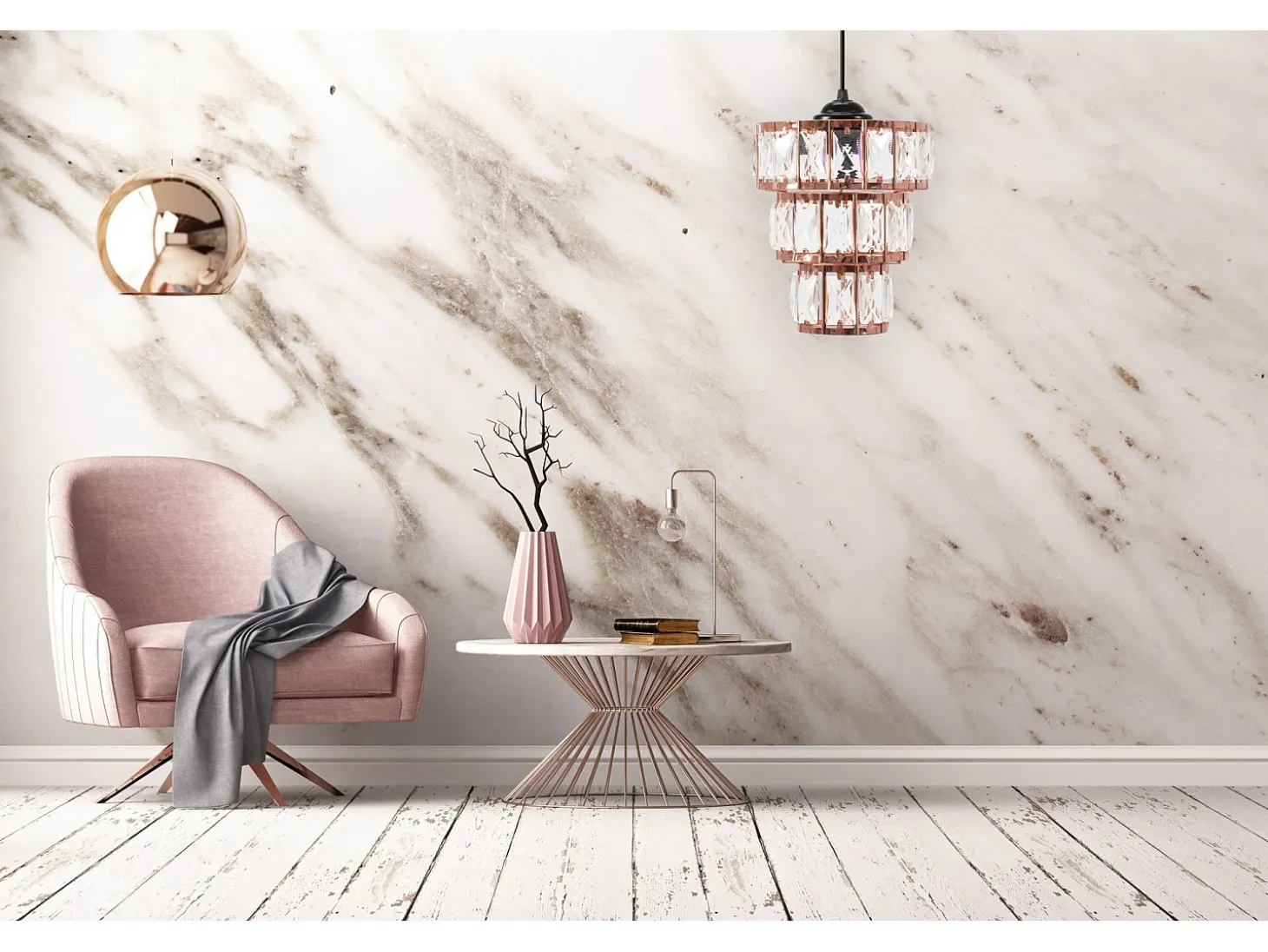 Lámpara Toolight App1104-1Cp Rose Gold