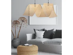Lámpara Toolight App1644-2Cp Spiral Boho 85Cm Beige