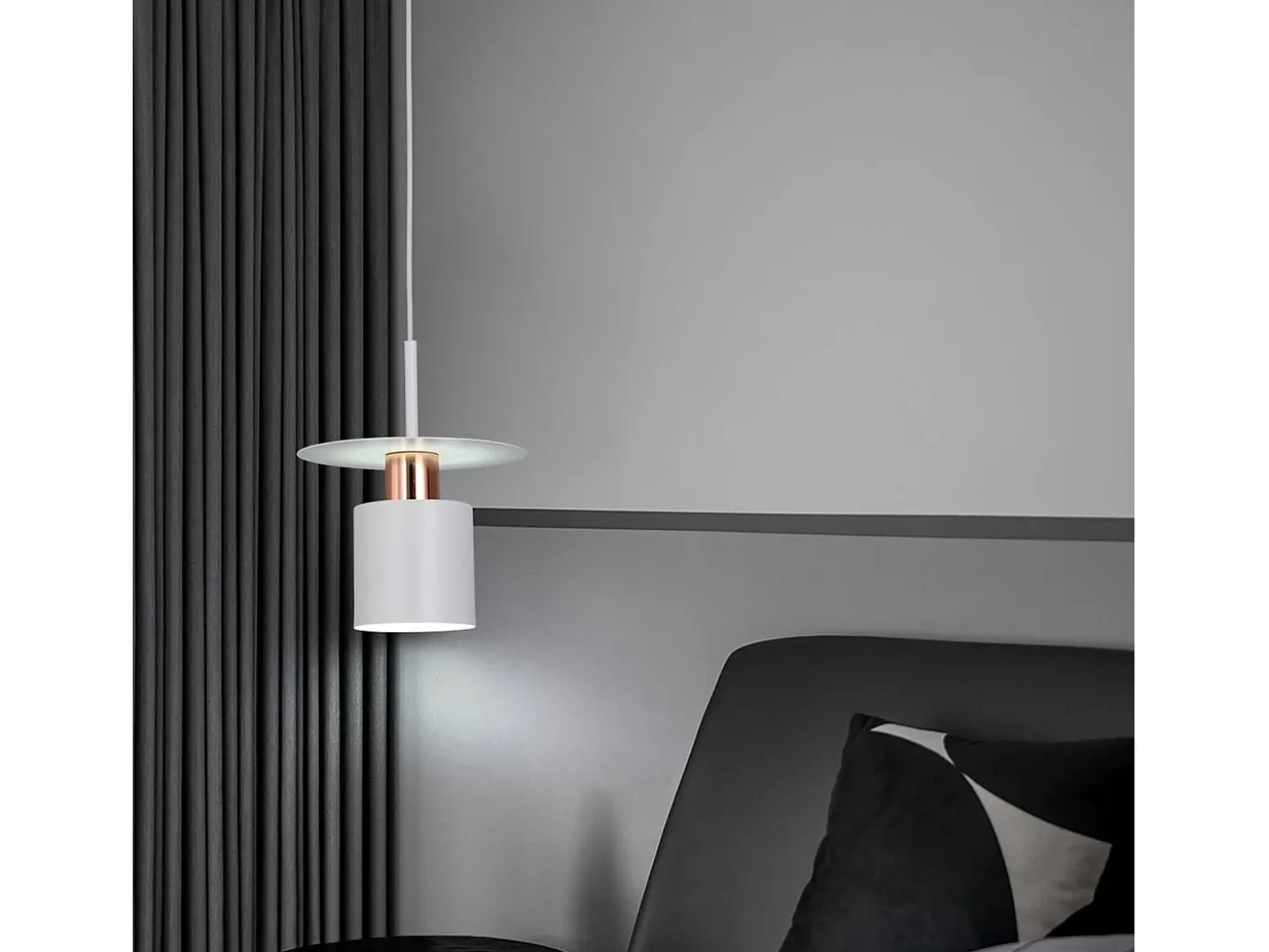 Lámpara Toolight App1146-1Cp White Rose Gold