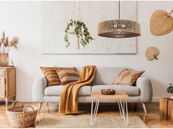 Lámpara Toolight App1294-1Pc Boho Beige