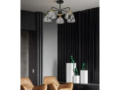 Lámpara Toolight G085-5C Black Grey