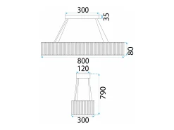 Lámpara Toolight Led App1547-Cp Chrome