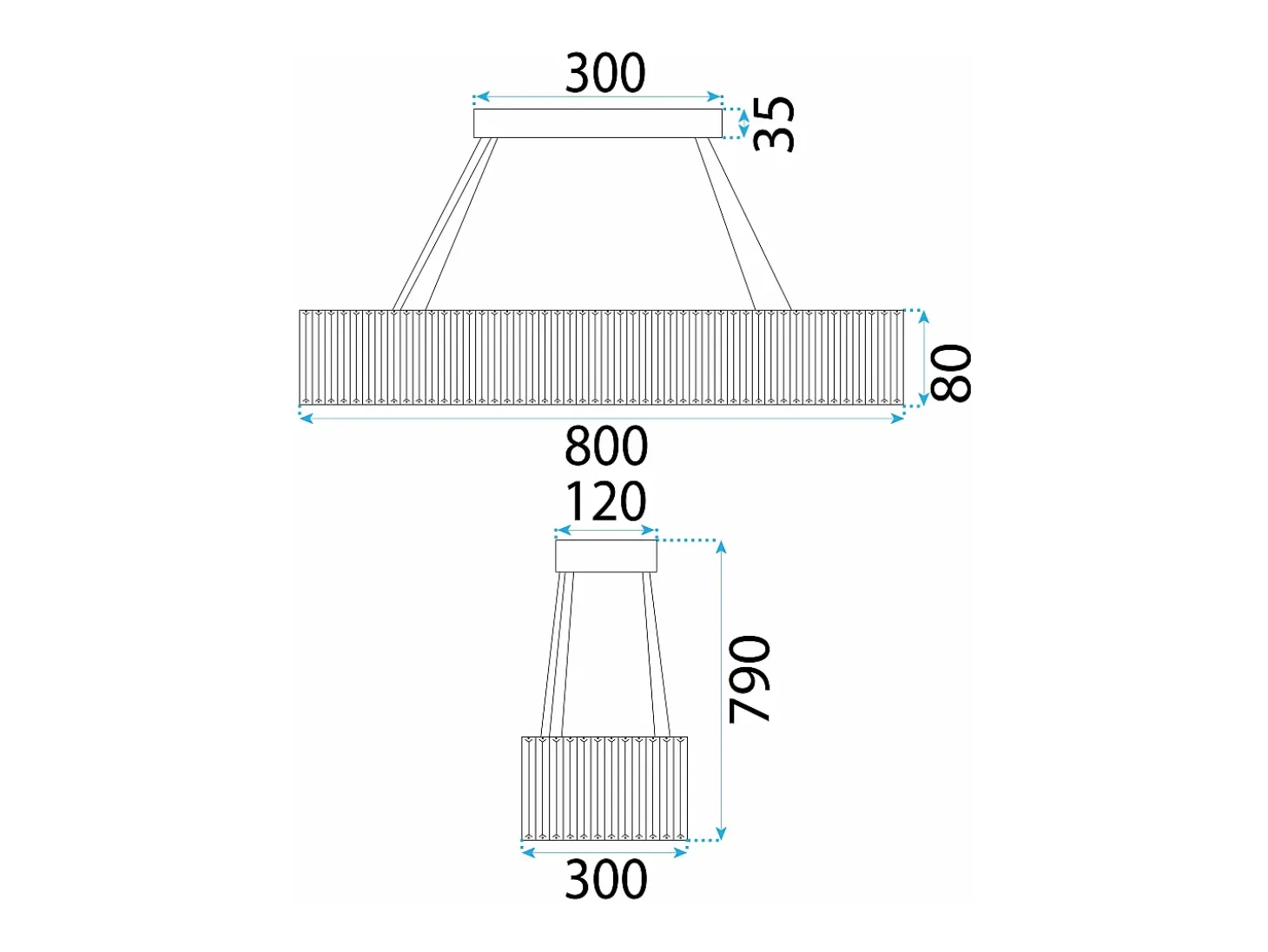Lámpara Toolight Led App1547-Cp Chrome