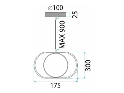 Lámpara Toolight Led App1555-Cp Gold