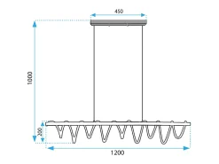 Lámpara Toolight Led App1288-Cp Black