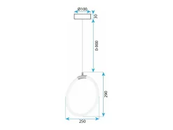 Lámpara Toolight Led G020-Cp Gold