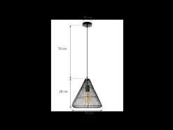 Lámpara Toolight Lh2065 Black