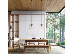 Lámparas Colgantes Aries Escandinavo De Acero/Madera - 1 Fuentes Luminosas - L.24 X A.133 Cm - Madera Natural